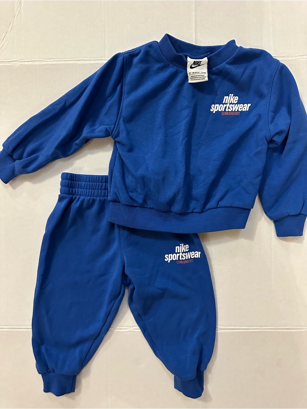 Nike Kids Royal Blue Sweatshirt and Joggers Set